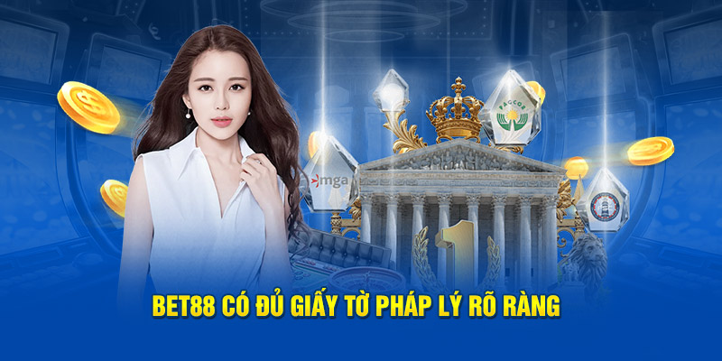 Bet88 có đủ giấy tờ pháp lý rõ ràng