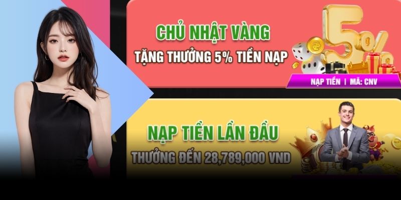 Ưu đãi khi người chơi nạp tiền thành công tại BET88